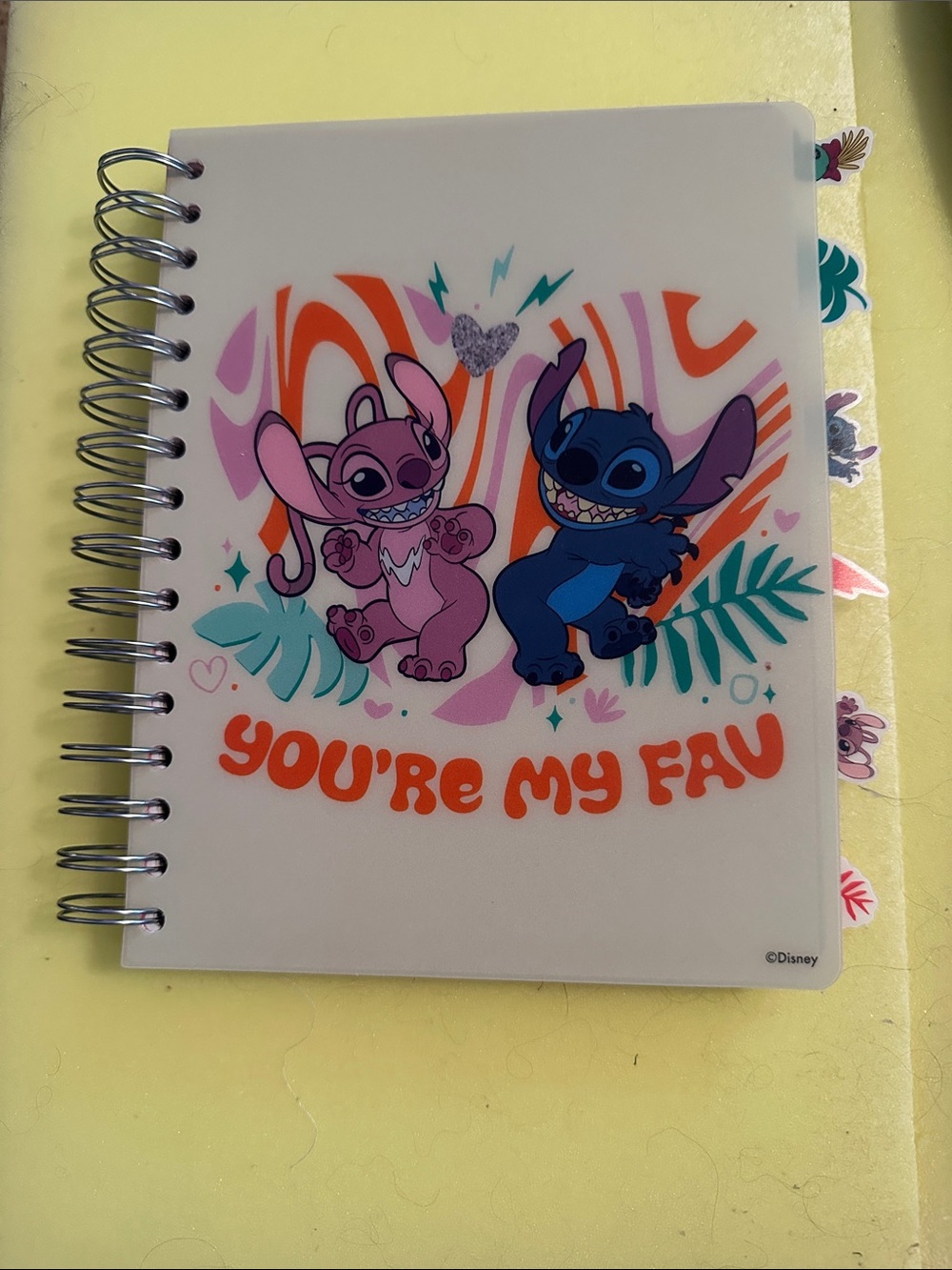 Lilo & Stitch Disney 'You're My Fav' Spiral Notebook